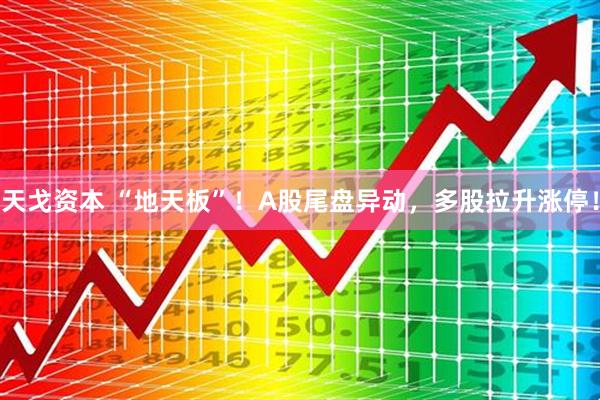 天戈资本 “地天板”！A股尾盘异动，多股拉升涨停！