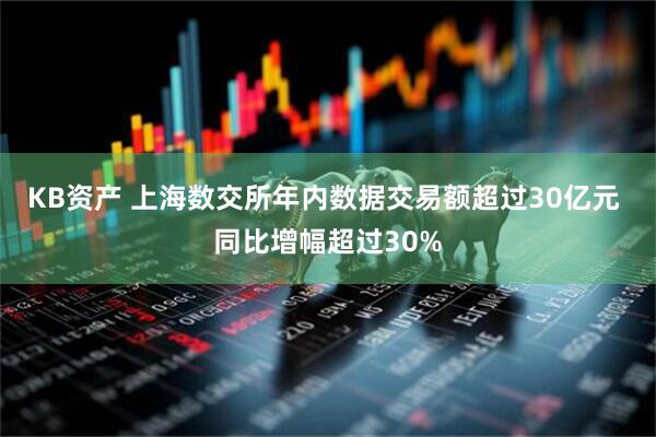 KB资产 上海数交所年内数据交易额超过30亿元 同比增幅超过30%